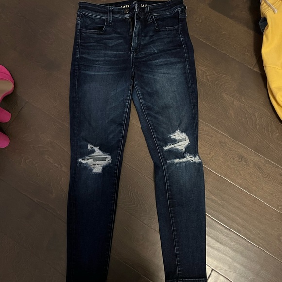 American eagle blue jeans size: 8 - Picture 1 of 4